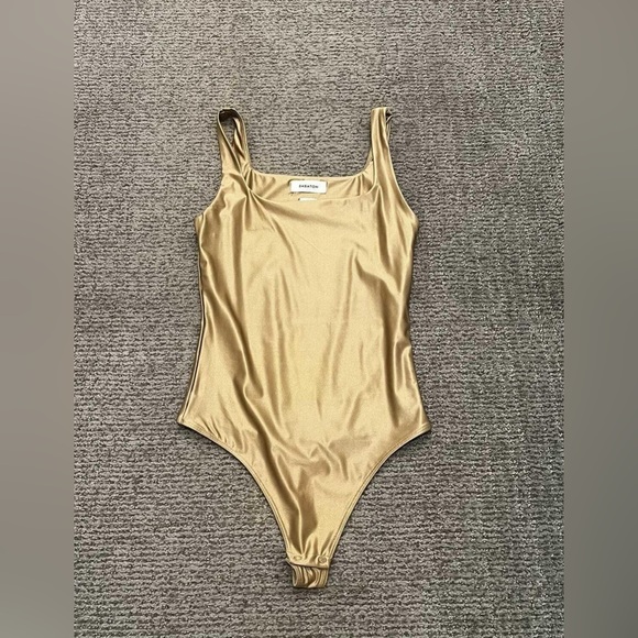 ❌SOLD Babaton Satinette Squareneck Bodysuit - Picture 3 of 3